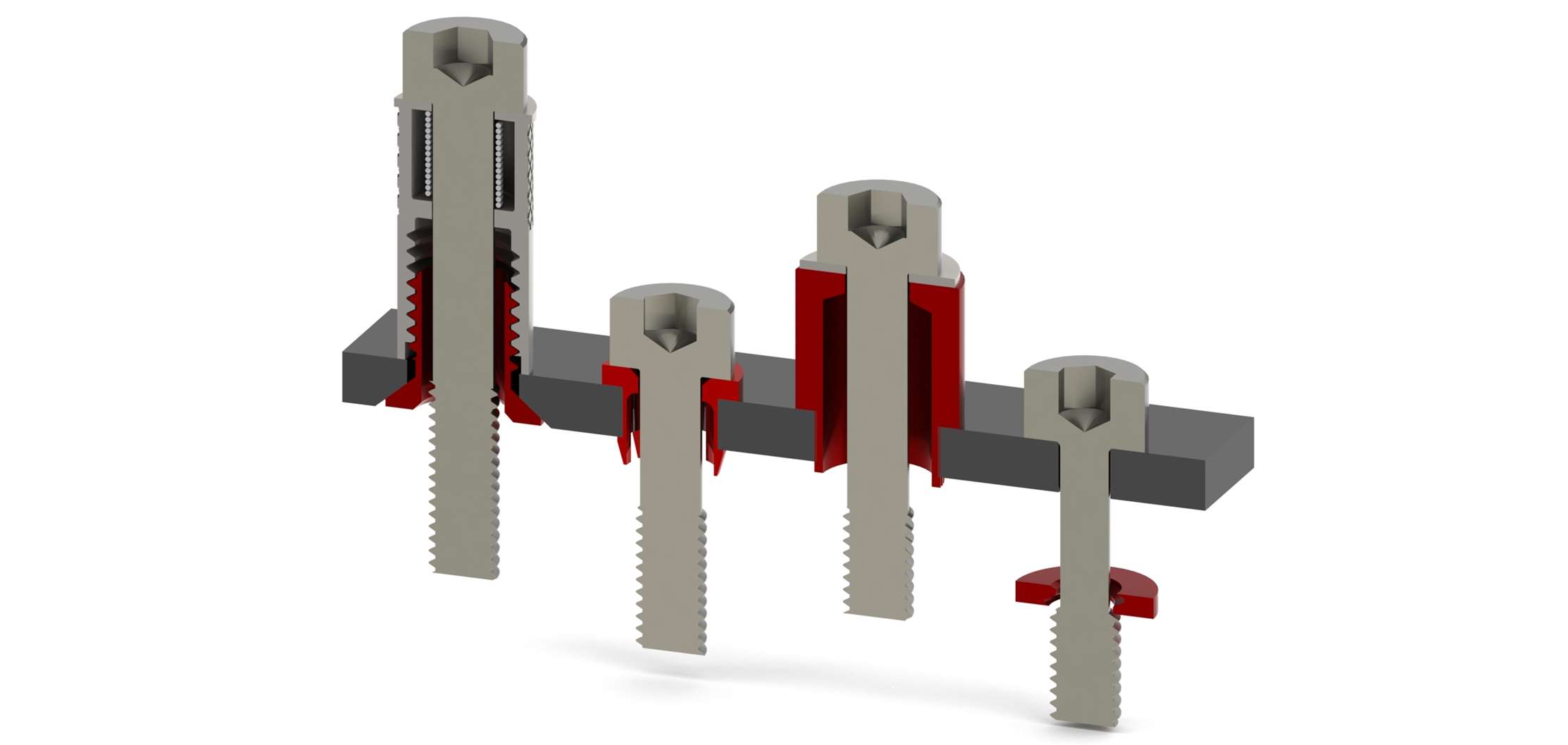 Captive Screws manufactured by Clarendon