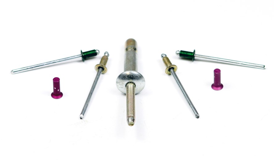 Stacked Rivets Rivets - Break stem, countersunk, structural, POP, Cherry